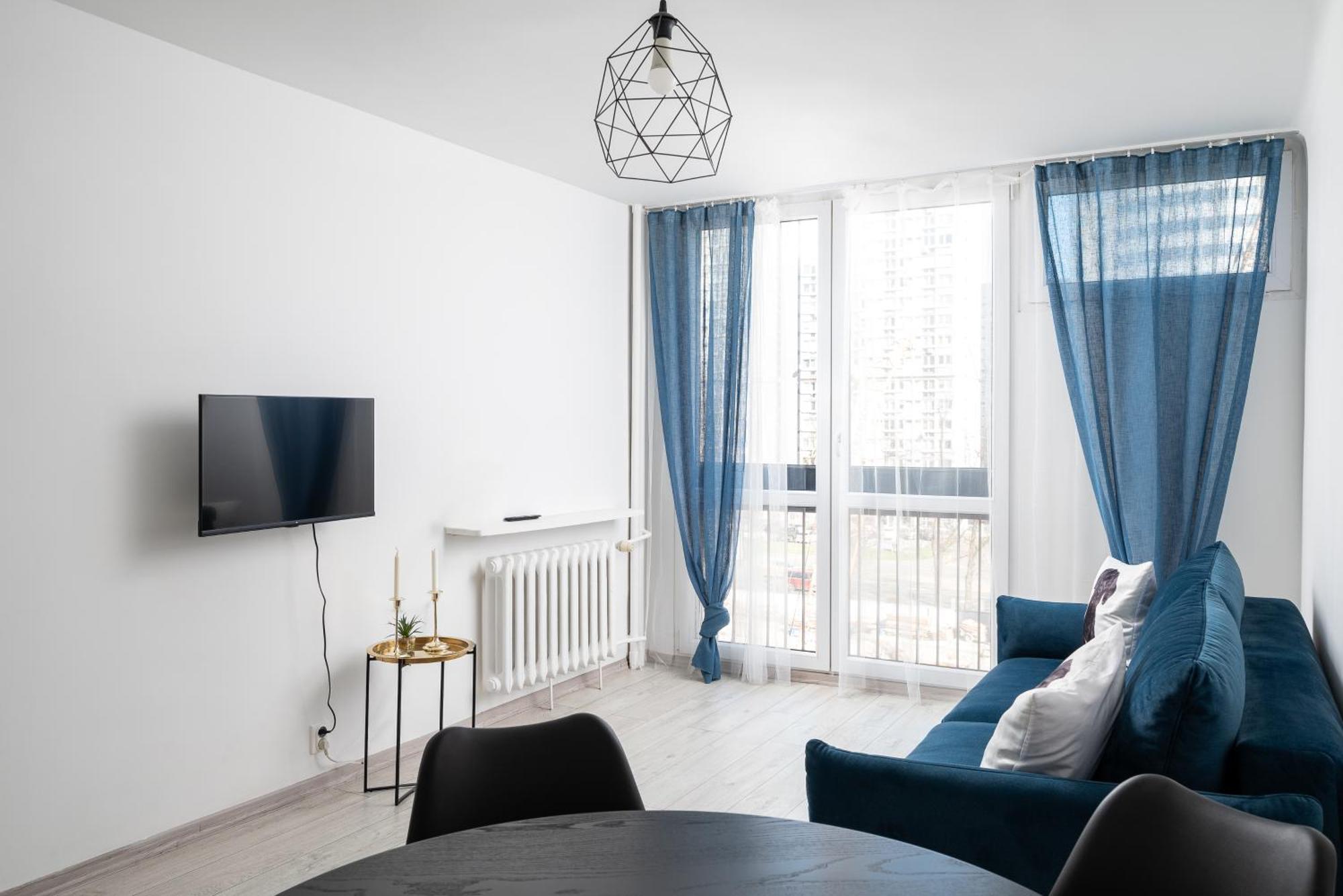 Grzybowska Blue City Centre Apartment Varsovia Exterior foto